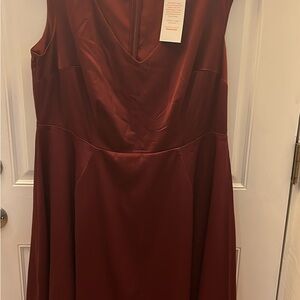 Modcloth Red A-line Swing Dress